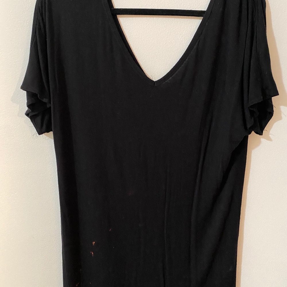 (2) V Neck T Shirt Dress